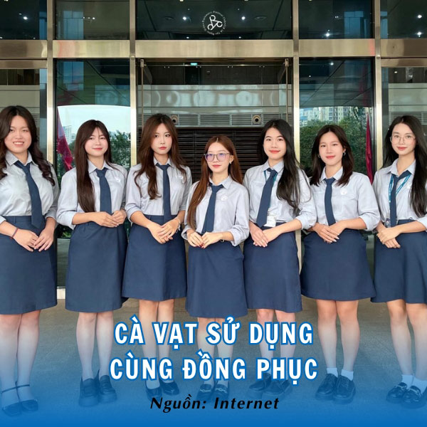 Sinh viên DAV thanh lịch, sang trọng cùng cà vạt phối đồng phục sơ mi