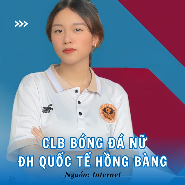 Áo polo trắng có lé CLB Bóng Đá Nữ độc đáo