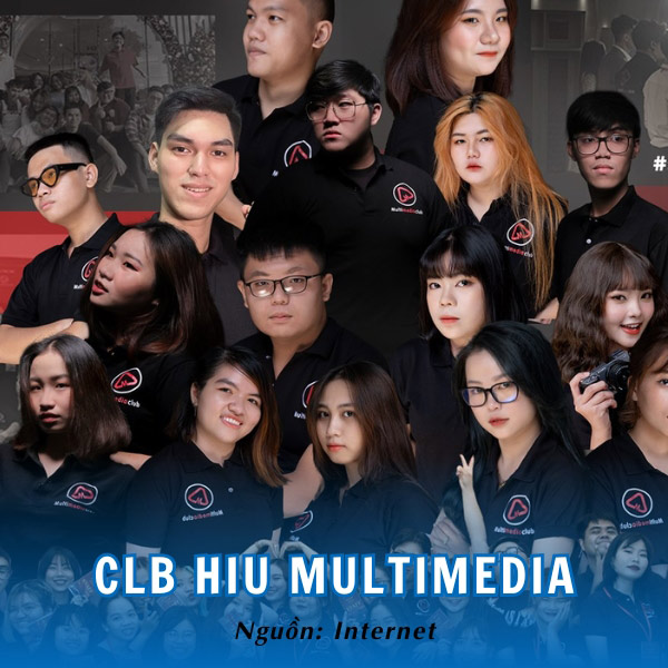 Áo polo đen cá tính CLB HIU Multimedia