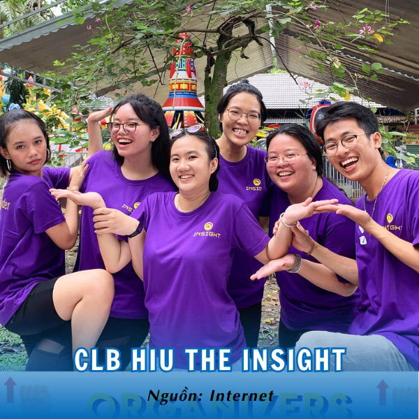 Áo thun tím cổ tròn CLB HIU The Insight bắt mắt