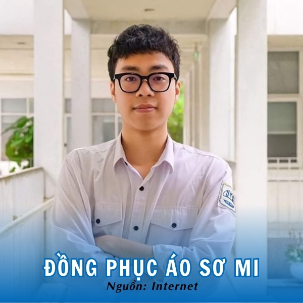 Đồng phục áo sơ mi Nguyễn Huệ truyền thống, tinh khôi