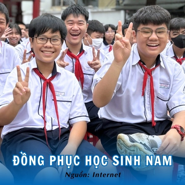 Đồng phục học sinh nam THCS Âu Lạc chỉn chu, trẻ trung