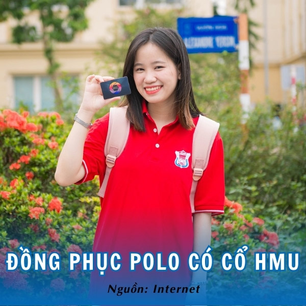 Sắc đỏ rực rỡ của áo polo đồng phục Đại học Y Hà Nội