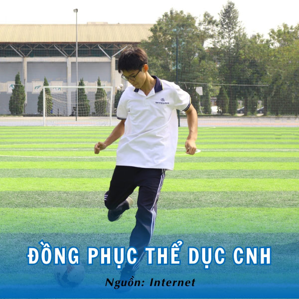 Kiểu dáng thể thao, năng động của đồng phục thể dục CNH