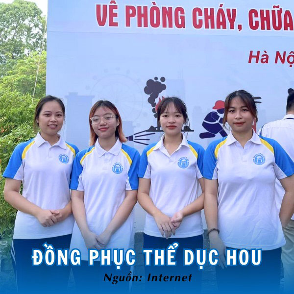 Áo phông đồng phục thể chất năng động của HOU