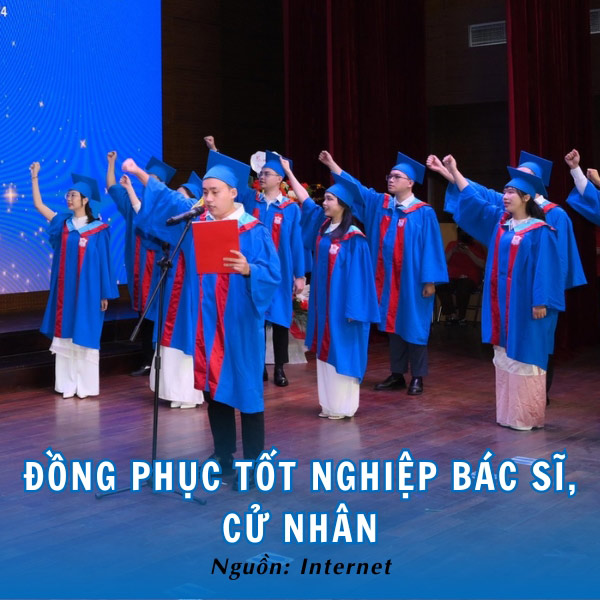 Lễ phục tốt nghiệp bác sĩ, cử nhân Đại học Y Hà Nội trang nhã, chuyên nghiệp