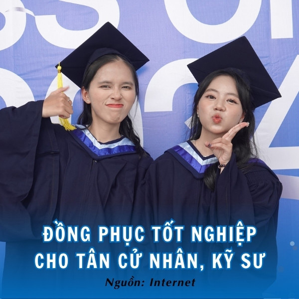 Đồng phục tốt nghiệp cho tân Cử nhân, Kỹ sư sang trọng
