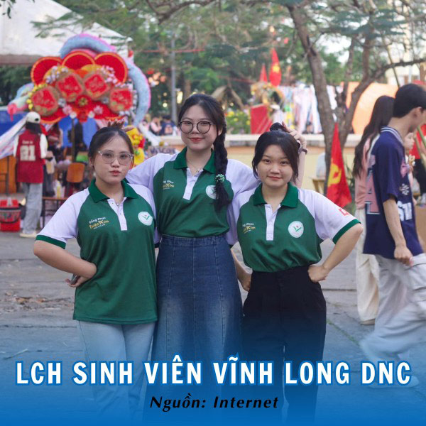 Áo đồng phục sinh viên Vĩnh Long DNC tinh tế và ấn tượng