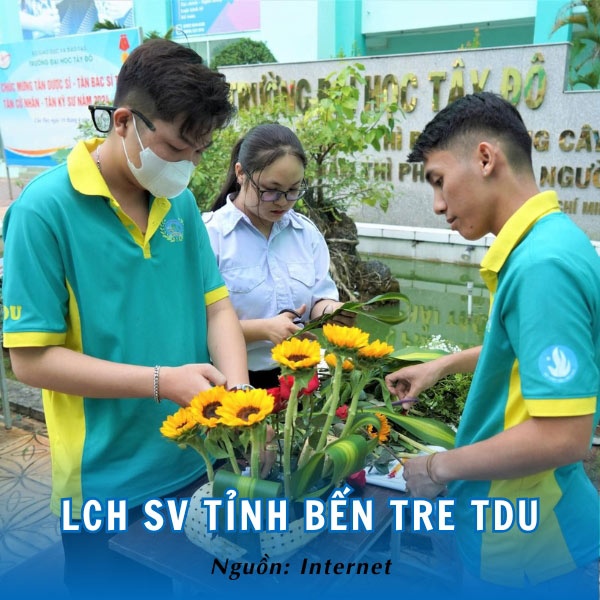 Áo thun polo ấn tượng LCH SV tỉnh Bến Tre TDU