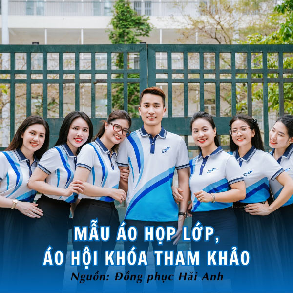 Mẫu áo lớp hội khóa trẻ trung, ấn tượng tại Hải Anh