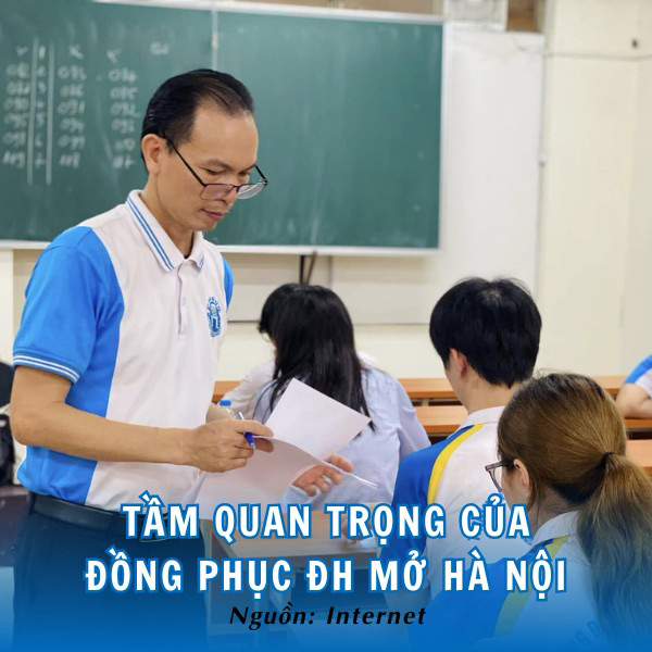 Đồng phục HOU thể hiện bản sắc trường, tạo sự chuyên nghiệp và gắn kết