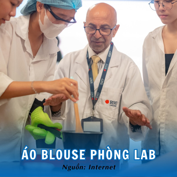 Áo Blouse phòng Lab RMIT chuyên nghiệp