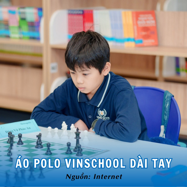 Áo polo Vinschool dài tay tinh tế
