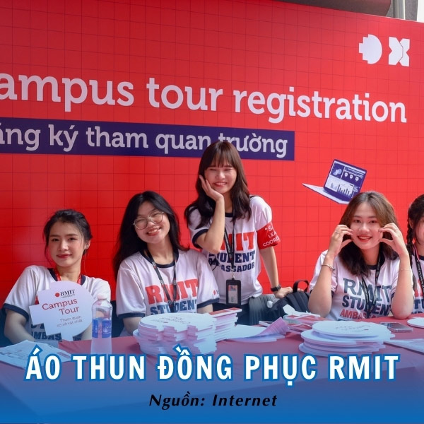 Mẫu áo thun đồng phục RMIT độc đáo, năng động