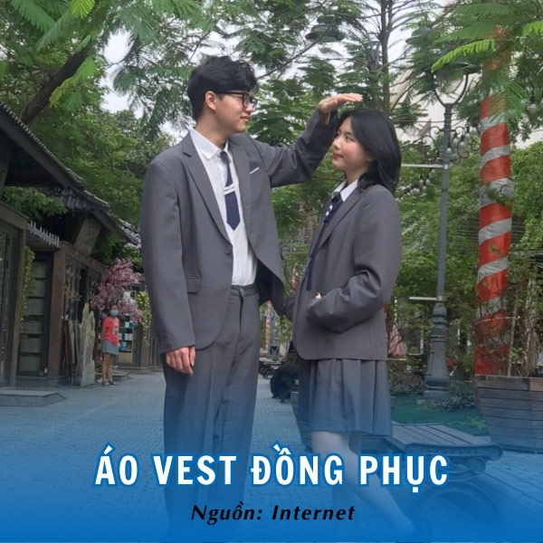 Đồng phục vest trường THPT Phạm Hồng Thái trang nhã, trẻ trung và hiện đại