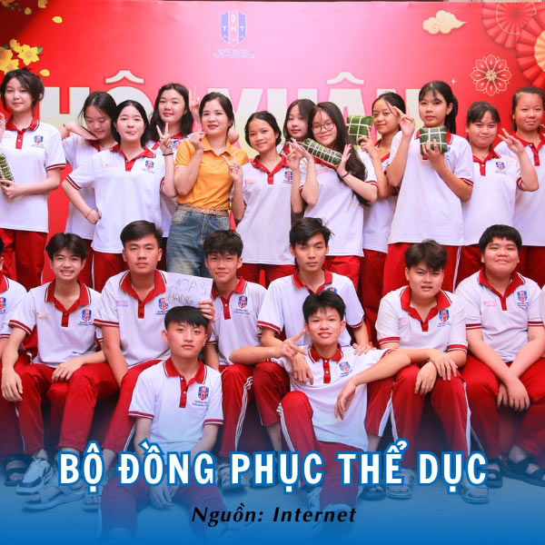 Bộ đồng phục thể dục Trần Nhân Tông năng động, nổi bật