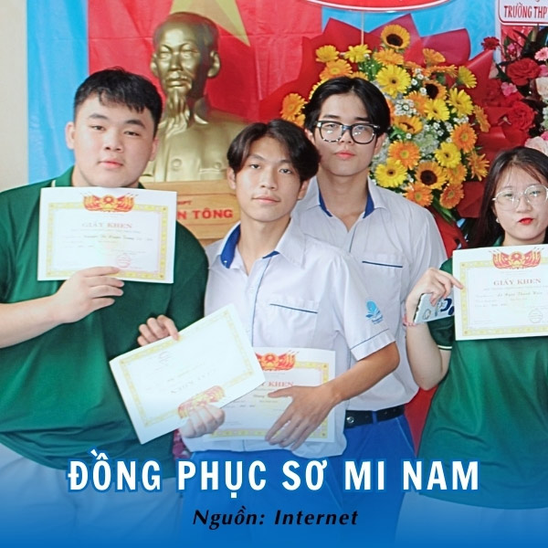 Đồng phục áo sơ mi nam THPT Trần Nhân Tông tinh tế