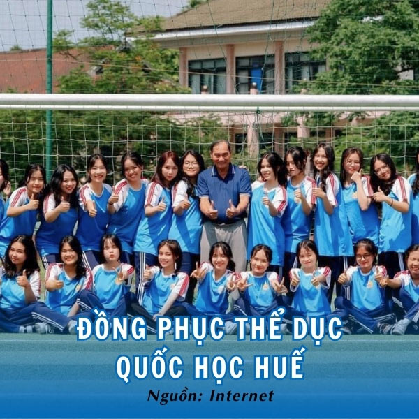 Đồng phục thể dục Quốc học Huế năng động, khỏe khoắn 