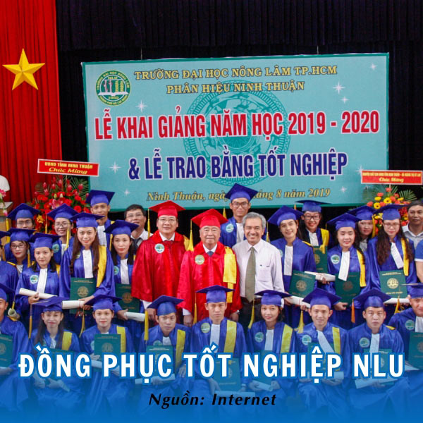 Áo đồng phục tốt nghiệp NLU sang trọng