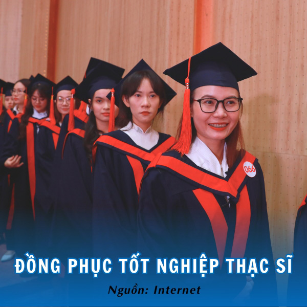 Đồng phục tốt nghiệp Thạc sĩ Ngân hàng trang nghiêm 