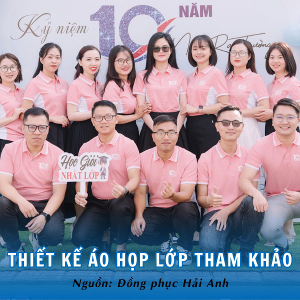 Thiết kế áo họp lớp tham khảo 