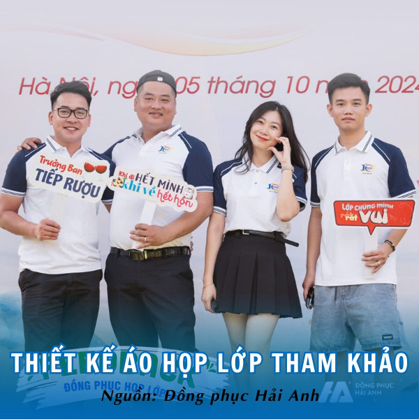 Gợi ý thiết kế áo họp lớp tham khảo 