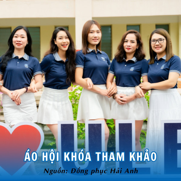 Mẫu áo hội khóa tham khảo trẻ trung, năng động của Đồng phục Hải Anh 