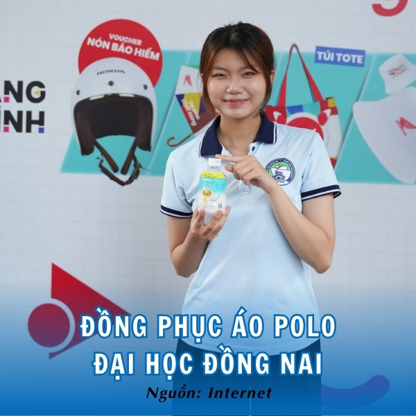 Đồng phục áo polo Đại học Đồng Nai năng động, trẻ trung 
