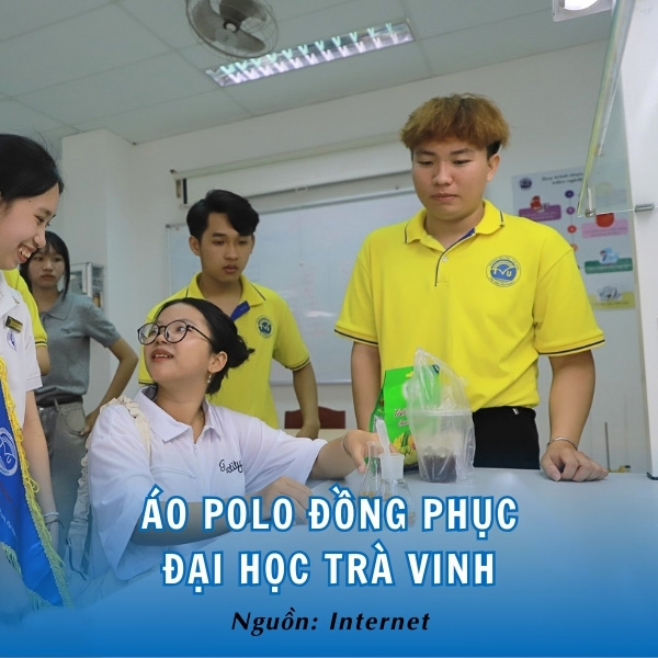 Áo polo đồng phục trường Đại học Trà Vinh ấn tượng, tươi mới