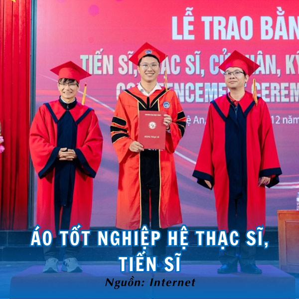 Lễ phục tốt nghiệp Thạc sĩ, Tiến sĩ VinhUni sang trọng, ấn tượng