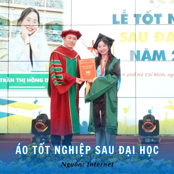 Áo tốt nghiệp Sau Đại học Y Khoa Phạm Ngọc Thạch sang trọng, độc đáo 
