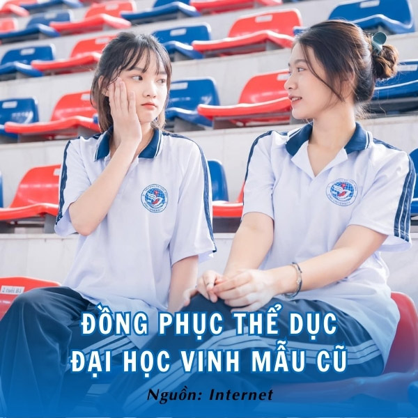 Đồng phục thể dục Đại học Vinh mẫu cũ năng động, tinh tế
