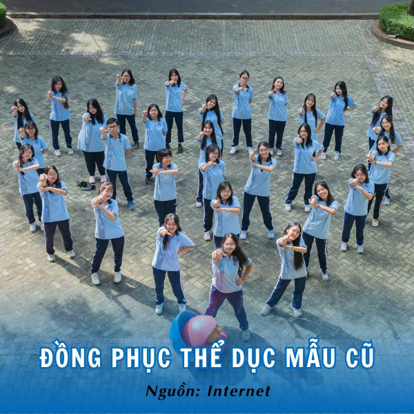 Đồng phục thể dục mẫu cũ năng động, khỏe khoắn 