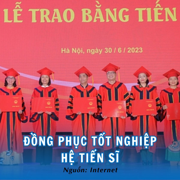 Đồng phục tốt nghiệp hệ Tiến sĩ LHU ấn tượng, đẳng cấp