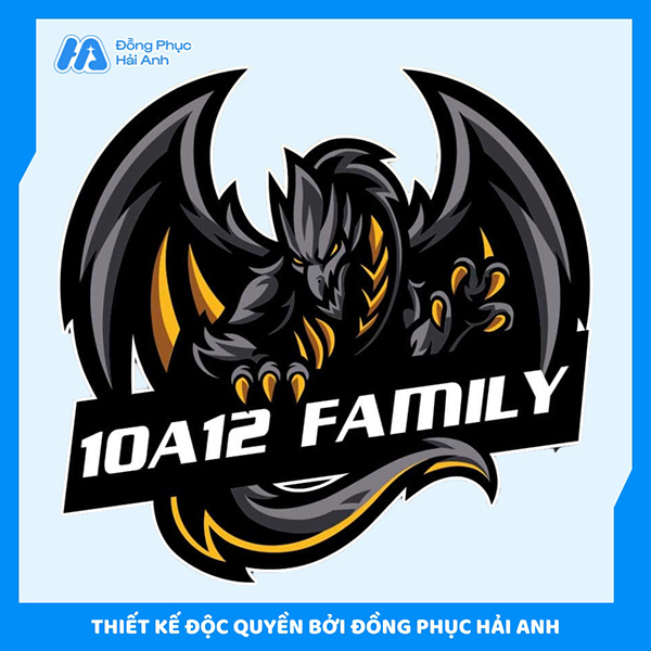 Mẫu logo 10A12 thiết kế độc đáo, ấn tượng