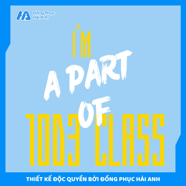 Mẫu logo lớp 10A3 phá cách, cá tính