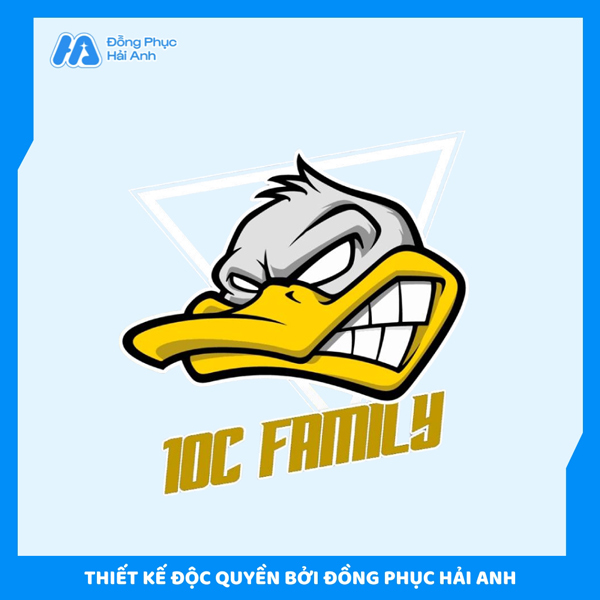 Mẫu thiết kế logo 10C cá tính, mạnh mẽ