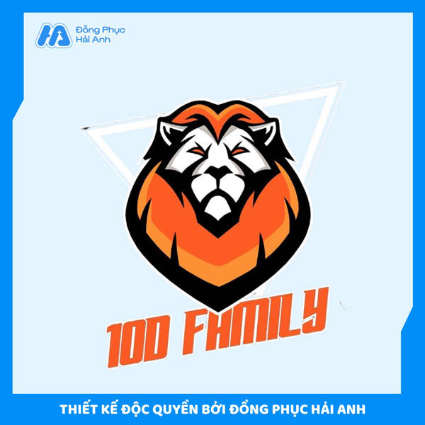 Thiết kế logo 10D với hình ảnh sư tử dũng mãnh, thể hiện sự bản lĩnh, gan dạ