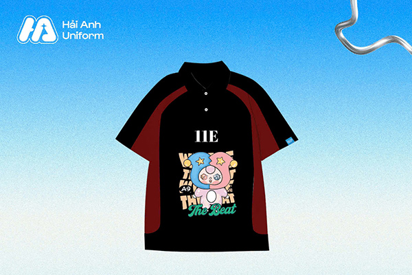 Logo lớp 11E mang phong cách hiện đại, dễ thương