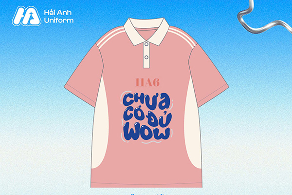 Mẫu logo lớp 11A6 thiết kế trẻ trung, hot trend