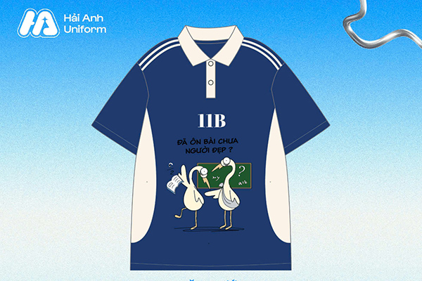 Logo lớp 11B hài hước, dí dỏm