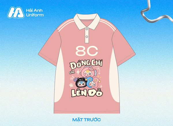 Mẫu logo áo lớp 8C dễ thương