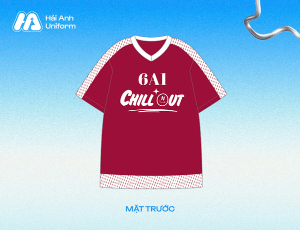 Mẫu logo lớp 6A1 hiện đại, năng động
