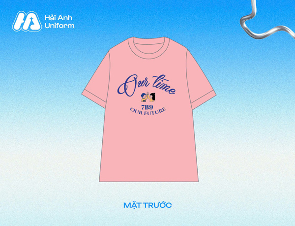 Logo lớp 7B9 “Our time - Our future”