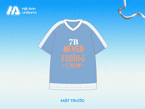 Logo lớp 7B “Never ending dream”