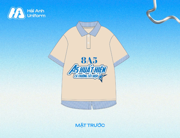 Mẫu logo lớp 8A5 đẹp, độc đáo