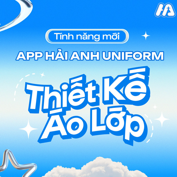 Hướng dẫn cách thiết kế logo lớp 8A1 tại app Hai Anh Uniform