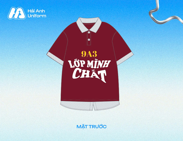 Mẫu logo lớp 9A3 đẹp, sáng tạo
