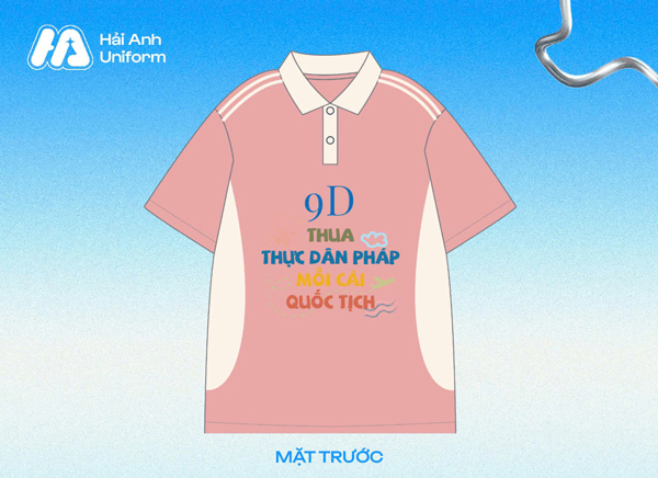 Mẫu logo lớp 9D hài hước, dí dỏm