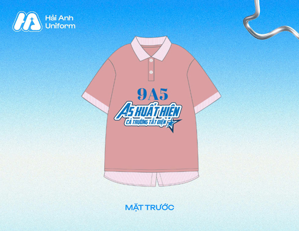 Mẫu logo lớp 9A5 đẹp, ấn tượng